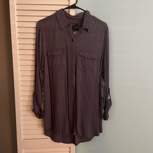 Bronwell Roll Tab Button Down Top